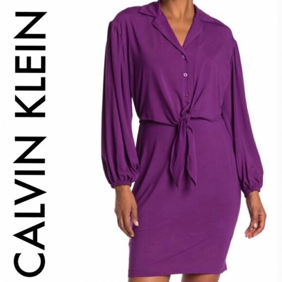 NWT Calvin Klein long sleeves plus size dress - Picture 1 of 10